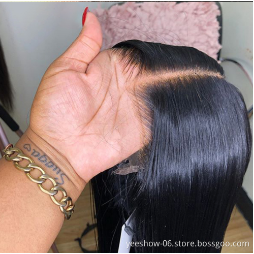 Cheap Factory wholesale Hd Transparent Full Lace Front Wig Raw Brazilian Deep Wave Virgin Human Hair Lace Frontal Wig Vendor